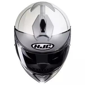 Kask motocyklowy szczękowy HJC I90 MAY GREY/WHITE XS-2