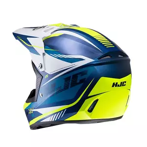 Motorcykel enduro-hjelm til børn HJC CL-XY II DRIFT BLUE/YELLOW XL-2