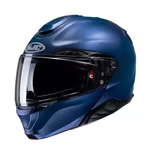 HJC R-PHA-91 SEMI FLAT METALLIC BLUE L capacete de maxilar para motociclos-1