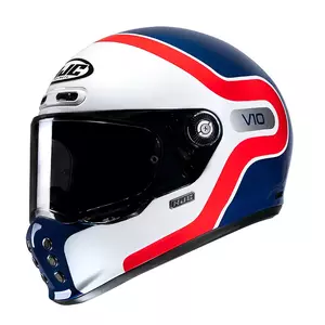 HJC V10 GRAPE BLUE/RED capacete integral de motociclista L-1