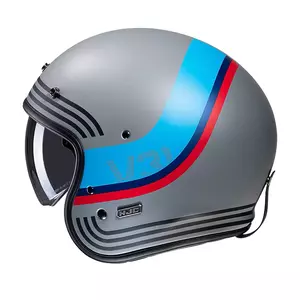 HJC V31 capacete aberto para motociclistas BYRON GREY/BLUE L-3