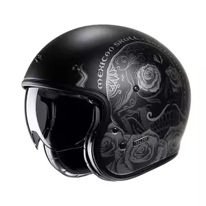 HJC V31 DESTO PRETO/CINZA capacete aberto de motociclista L-1