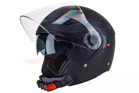 "Naxa S21" atviras motociklininko šalmas matinės juodos spalvos M