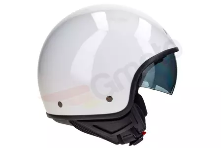 Casco moto Naxa S25 open face blanco brillo L-4