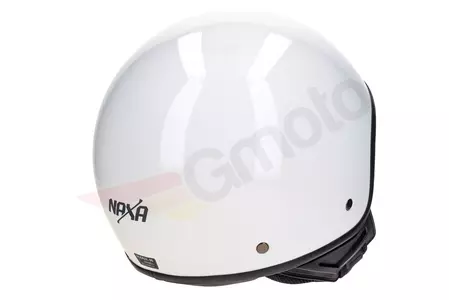 Casco moto Naxa S25 open face blanco brillo L-6