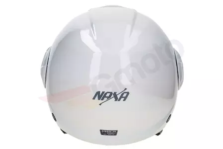 Casco moto Naxa S24 open face blanco brillo M-7