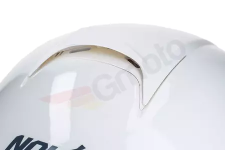 Casco moto Naxa S24 open face blanco brillo M-9