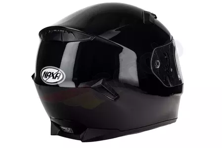 Motociklistička kaciga Naxa F25 koja pokriva cijelo lice, sjajna crna L-6