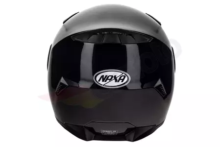 Motociklistička kaciga Naxa F25 koja pokriva cijelo lice, sjajna crna L-7