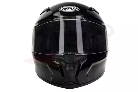 "Naxa F25" integruotas motociklininko šalmas blizgiai juodas S-3