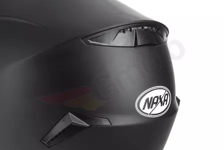 Naxa F25 integral motorcykelhjälm matt svart S-11