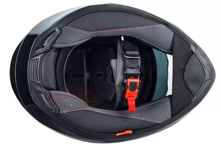 Motociklistička kaciga Naxa F24 koja pokriva cijelo lice, pinlock, sjajna crna L-12