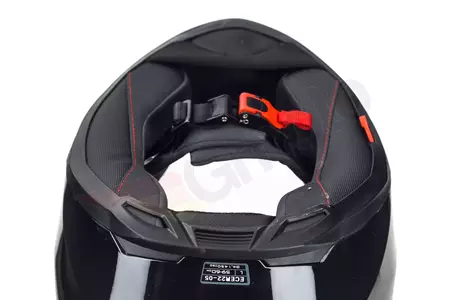Motociklistička kaciga Naxa F24 koja pokriva cijelo lice, pinlock, sjajna crna L-13