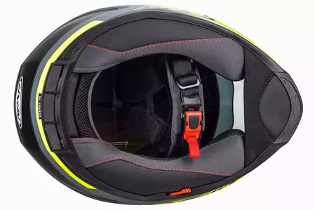 Motociklistička kaciga za cijelo lice Naxa F23 pinlock žuto crna mat L-13