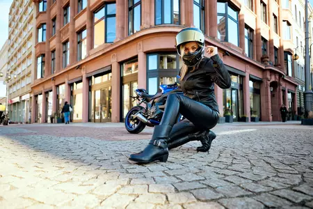 ICON Tuscadro γυναικείες μπότες μοτοσικλέτας μαύρες 9/40-4