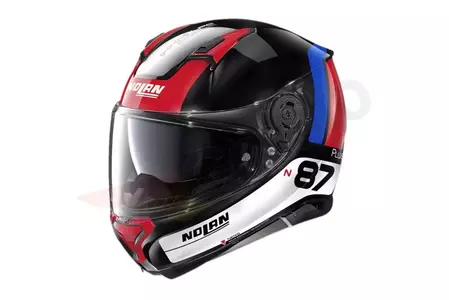 Nolan N87 Plus Distinctive N-COM Glossy Black XXL integrální motocyklová přilba