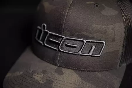 Cappello da baseball ICON MC Punch nero e verde-4