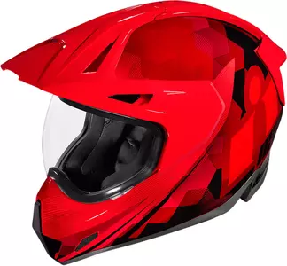 Kask motocyklowy enduro ICON Variant Pro Ascension czerwony 3XL - 0101-12443
