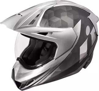 ICON Variant Pro Ascension enduro motorcykelhjelm sølv S - 0101-12431