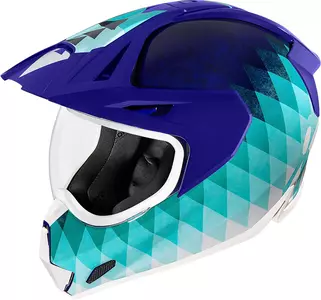 ICON Variant Pro Hello Sunshine blå XS motorcykel enduro-hjelm - 0101-13256