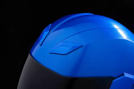 ICON Airflite Jewel integreret motorcykelhjelm blå M - 0101-14192