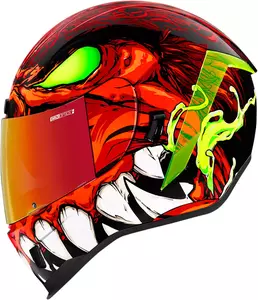 ICON Airform Manik&#39;R motociklistička kaciga koja pokriva cijelo lice, crvena L-3