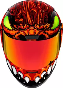 ICON Airform Manik&#39;R motociklistička kaciga koja pokriva cijelo lice, crvena L-6