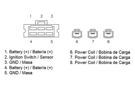 DZE regulátor napětí Suzuki VS 700 85-87, VS 750 88-91, VS 800 92-97 Intruder (32800-38A00) (ESR752)-2