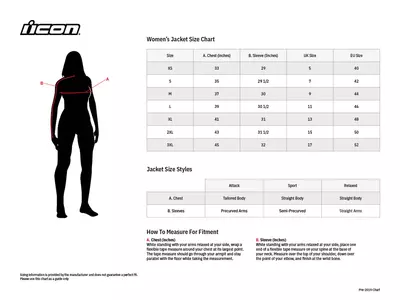 ICON Overlord ženska usnjena motoristična jakna črna XS-3
