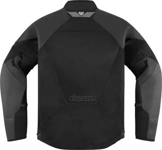 ICON Jachetă de motocicletă din piele ICON Mesh AF negru M-2