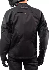 ICON Mesh AF chaqueta de moto de cuero negro M-8