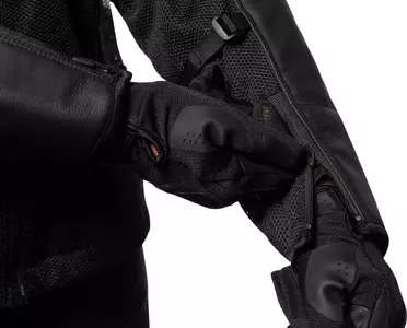 ICON Mesh AF kožená bunda na motorku černá/červená M-7