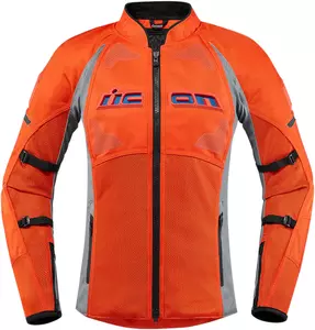 ICON Contra2 chaqueta textil moto mujer naranja 3XL - 2822-1179