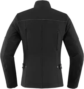 ICON Hella2 ženska tekstilna motoristička jakna, crna L-2