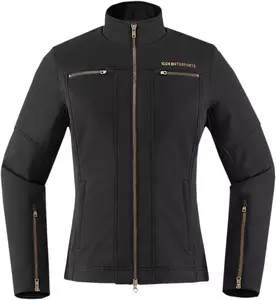 ICON Hella2 jachetă de motocicletă pentru femei din material textil negru M - 2822-1266