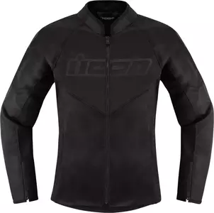 Veste moto ICON Hooligan CE textile pour femme noir XS-1