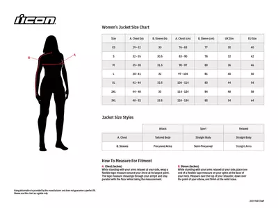 Casaco de motociclismo têxtil ICON Mesh™ AF para mulher preto M-3
