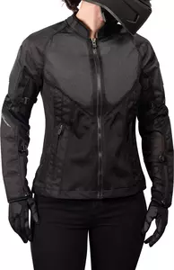 Moteriška ICON Mesh™ AF tekstilinė motociklininko striukė juoda XS-7
