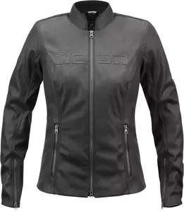 Női ICON Tuscadero2 textil motoros dzseki fekete 2XL-1