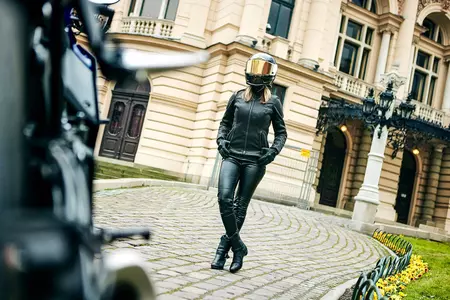 ICON Tuscadero2 jachetă de motocicletă pentru femei din material textil negru XS-3