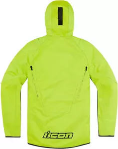Jachetă de motocicletă ICOM Airform galben fluo S din material textil-2