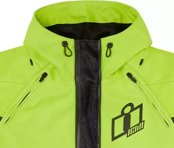 Icon Airform tekstilna motoristička jakna, fluo žuta S-3