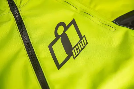 Jachetă de motocicletă ICOM Airform galben fluo S din material textil-9