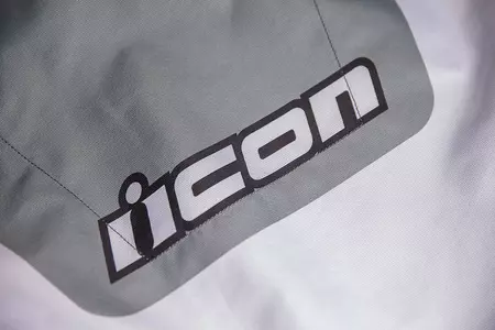 ICON Airform Retro siva tekstilna motoristična jakna M-8
