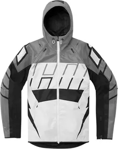 ICON Airform Retro giacca da moto in tessuto grigio S - 2820-5514
