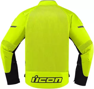 Casaco têxtil para motociclos ICON Contra2 amarelo fluo M-2