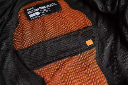 ICON Hooligan Demo jachetă de motocicletă din material textil negru S-3