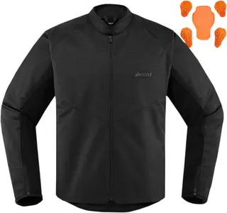 ICON Hooligan tekstilna motociklistička jakna perforirana crna 3XL - 2820-5280