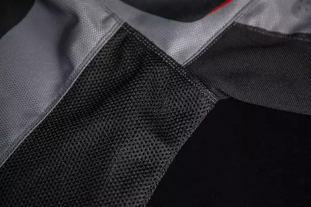 ICON Hooligan Ultrabolt giacca da moto in tessuto nero-grigio M-8