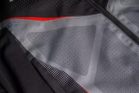 ICON Hooligan Ultrabolt tekstilna motoristična jakna črno-siva M-9